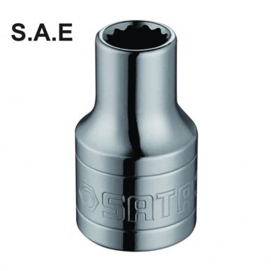 Nasadka 1/2" Dr. 12pkt. (S.A.E.) Nasadka 1/2" Dr. 12pkt. (S.A.E.)