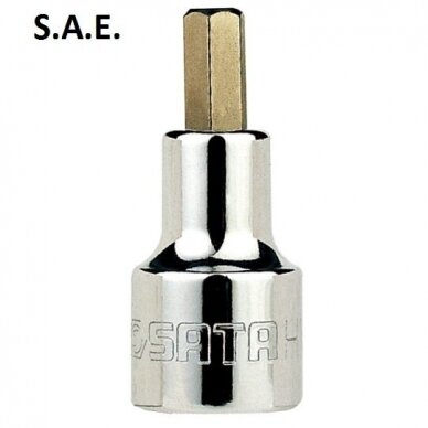 1/2" Dr. 50L IMBUS bit socket (S.A.E.) 1/2" Dr. 50L IMBUS bit socket (S.A.E.)