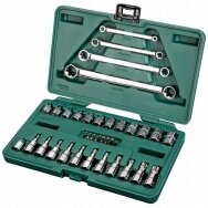 1/4" + 3/8" Dr. E-TORX wrench set 35pcs. 1/4" + 3/8" Dr. E-TORX wrench set 35pcs.