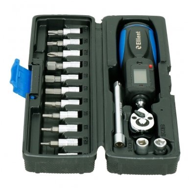1/4" Dr. Pre-set digital torque wrench 6-30Nm with bit sets 2