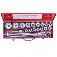 Zestaw nasadek 3/4" Dr, 21 szt. Zestaw nasadek 3/4" Dr, 21 szt.