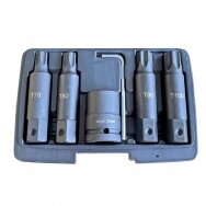 Zestaw bitów udarowych 3/4" (TORX) 6 szt. Zestaw bitów udarowych 3/4" (TORX) 6 szt.
