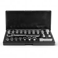 3/8" Dr. Socket set 21pcs. 3/8" Dr. Socket set 21pcs.