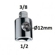 3-way adapter 1/2" - 3/8" 3-way adapter 1/2" - 3/8"