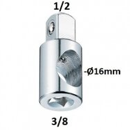 3-way adapter 3/8" - 1/2" 3-way adapter 3/8" - 1/2"