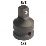 Adapter udarowy 1/2" dr 1/2"(F) - 3/8"(M)
