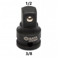 Adapter udarowy 3/8" Dr. 3/8'' - 1/2''