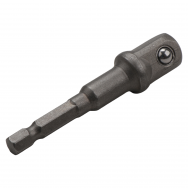Adapter udarowy 1/2" Dr. do bitów HEX 1/4", S2 Adapter udarowy 1/2" Dr. do bitów HEX 1/4", S2