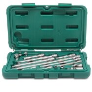 Zestaw adapterów i akcesoriów 1/4" + 3/8" Dr., 16 szt. Zestaw adapterów i akcesoriów 1/4" + 3/8" Dr., 16 szt.