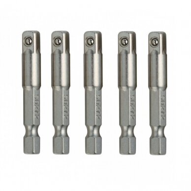 Adapteris suktuvui 1/4" (5vnt) Adapteris suktuvui 1/4" (5vnt)