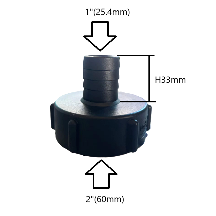 Adapteris AdBlue IBC uzglabāšanai 2" x 1" (S60x6) 1 Adapteris AdBlue IBC uzglabāšanai 2" x 1" (S60x6) 1