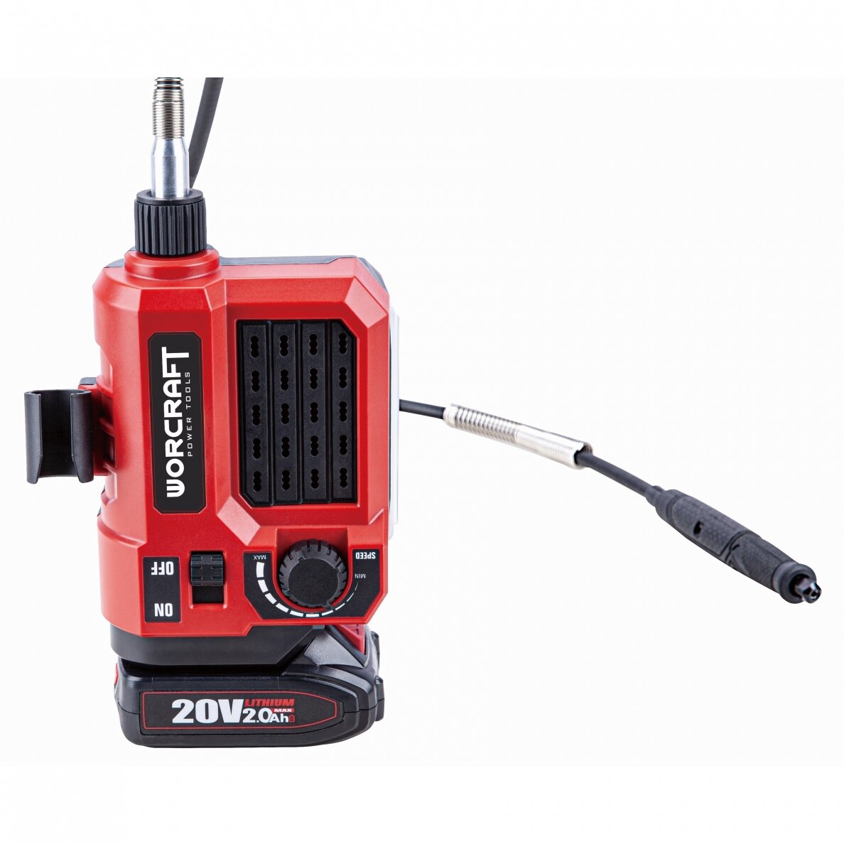 Li-ion Bezvada mini slīpmašīna ar piederumiem WORCRAFT 20V 3