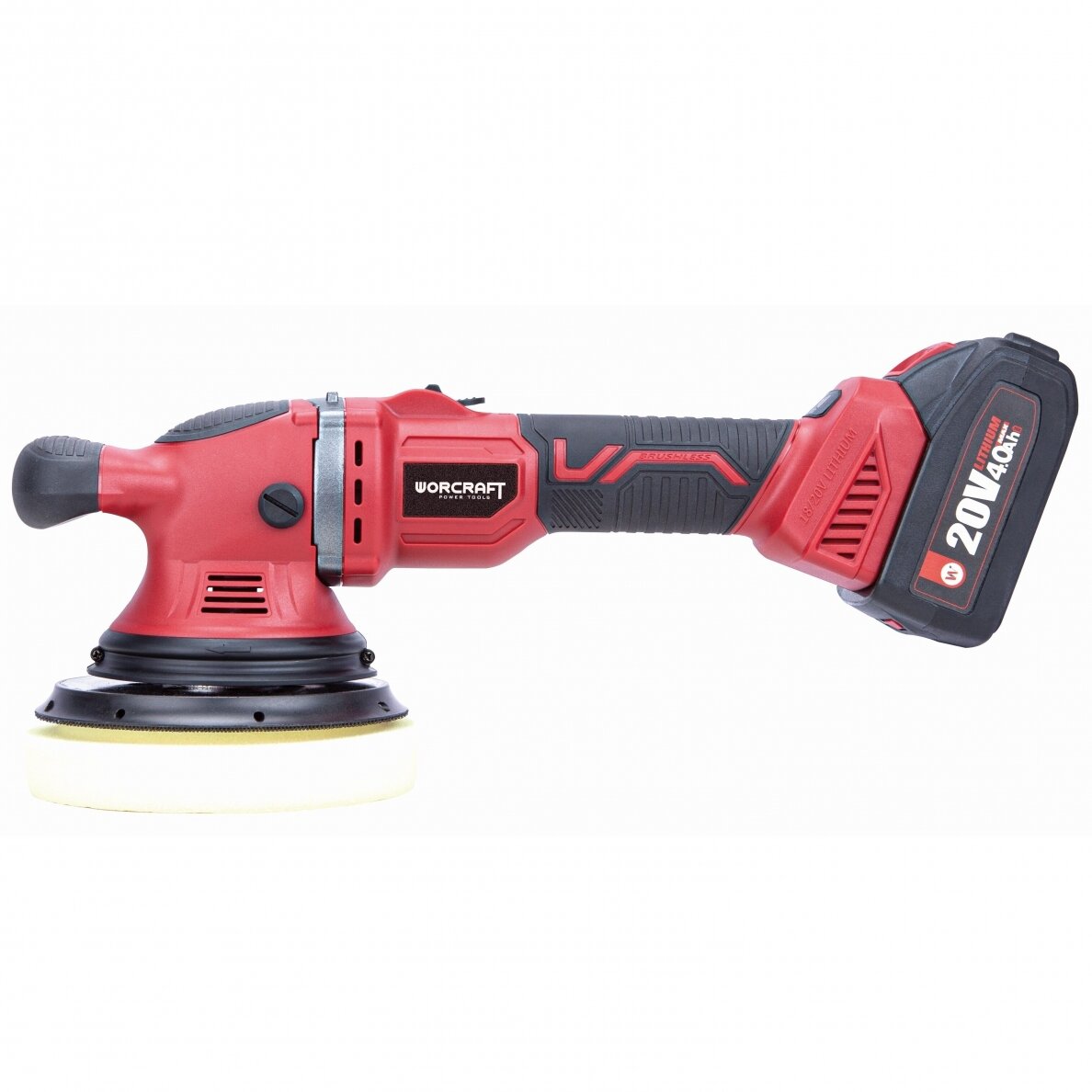 Bezvadu Li-ion pulētājs 150mm WORCRAFT 20V 1 Bezvadu Li-ion pulētājs 150mm WORCRAFT 20V 1