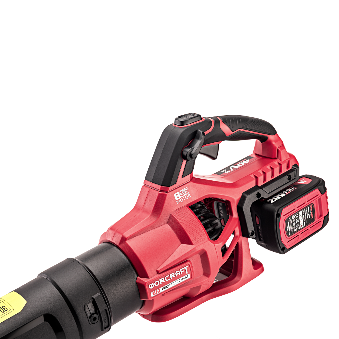 Akumulatorowa dmuchawa do liści WORCRAFT Li-ion 40V (20V+20V) 7 Akumulatorowa dmuchawa do liści WORCRAFT Li-ion 40V (20V+20V) 7