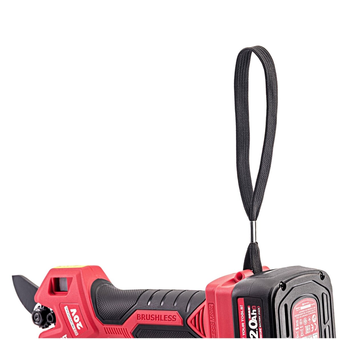 Akumulatorowe bezszczotkowe nożyce sekator WORCRAFT 20V (bez akumulatora i ładowarki) 12