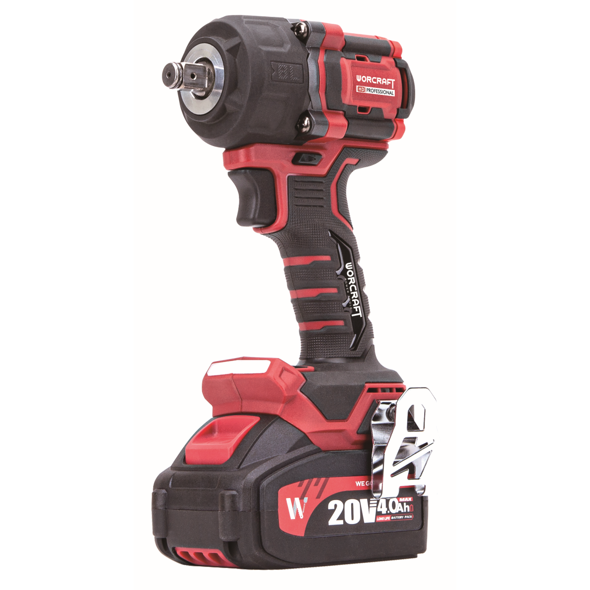 Li-ion Brushless Cordless Impact Wrench 1/2'' 750Nm WORCRAFT 20V (BMC) 1