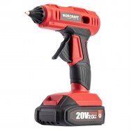 Akumuliatorinis klijų pistoletas WORCRAFT 20V LI-ION Akumuliatorinis klijų pistoletas WORCRAFT 20V LI-ION