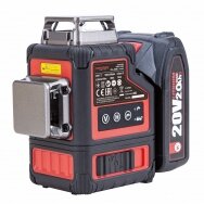 Akumuliatorinis lazerinis nivelyras 360°x3D 12 linijų (žalias) WORCRAFT 20V 2.0Ah LI-ION (XCUBE dėžė) Akumuliatorinis lazerinis nivelyras 360°x3D 12 linijų (žalias) WORCRAFT 20V 2.0Ah LI-ION (XCUBE dėžė)