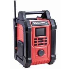 Bezprzewodowe radio cyfrowe z BT WORCRAFT 20V LI-ION (bez baterii i ładowarki) Bezprzewodowe radio cyfrowe z BT WORCRAFT 20V LI-ION (bez baterii i ładowarki)