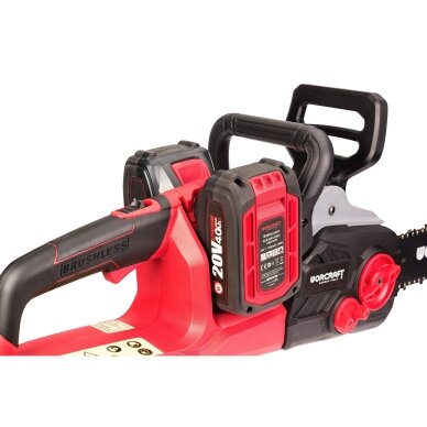 Akumuliatorinis grandininis pjūklas WORCRAFT 40V (20V+20V) LI-ION (Be akumuliatorių ir įkroviklio) 6 Akumuliatorinis grandininis pjūklas WORCRAFT 40V (20V+20V) LI-ION (Be akumuliatorių ir įkroviklio) 6