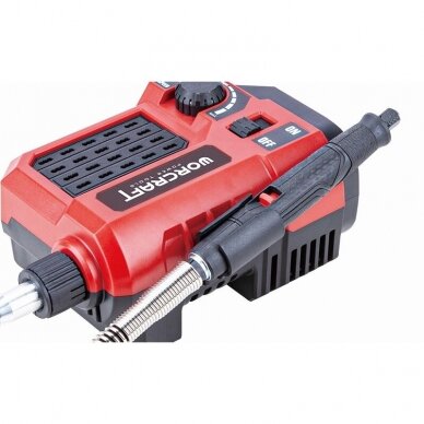Li-ion Bezvada mini slīpmašīna ar piederumiem WORCRAFT 20V 4