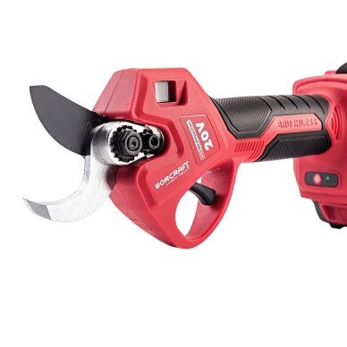 Akumulatorowe bezszczotkowe nożyce sekator WORCRAFT 20V (bez akumulatora i ładowarki) 11