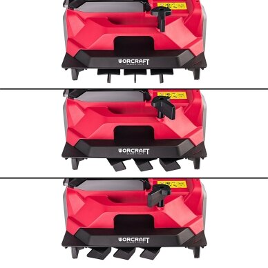Akumulatorowa odśnieżarka Li-ion WORCRAFT 40V (20V+20V) (bez baterii i ładowarki) 5