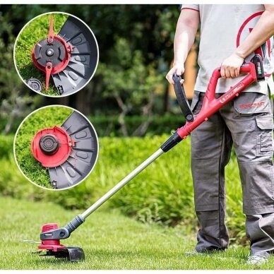 Li-ion Cordless grass trimmer with accessories 5pcs 20V 8