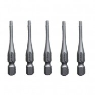 Nasadka udarowa 1/4" (6.3mm) IMBUS, 5 szt. S2 Nasadka udarowa 1/4" (6.3mm) IMBUS, 5 szt. S2