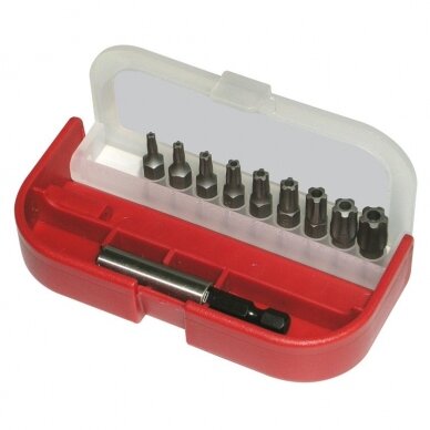 Screwdriver 5-point bit set 10pcs. 1 Screwdriver 5-point bit set 10pcs. 1