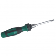 Śrubokręt typu grzechotkowego dwufunkcyjny Płaski 6 x 155mm / PH2 Śrubokręt typu grzechotkowego dwufunkcyjny Płaski 6 x 155mm / PH2