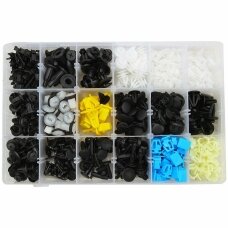 Plastmasas spiedtipa saspraudes komplekts, 418 gab. Plastmasas spiedtipa saspraudes komplekts, 418 gab.