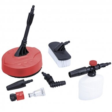 High pressure cleaner 2100W with hose reel and accessories 3