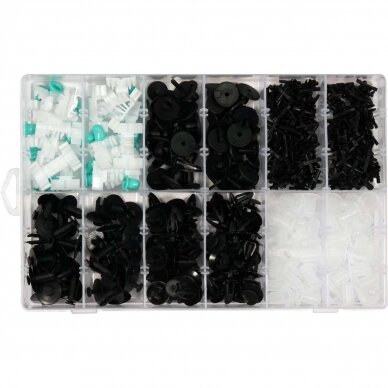 Plastic Push-Type Clip Assortment (290pcs) BMW Plastic Push-Type Clip Assortment (290pcs) BMW