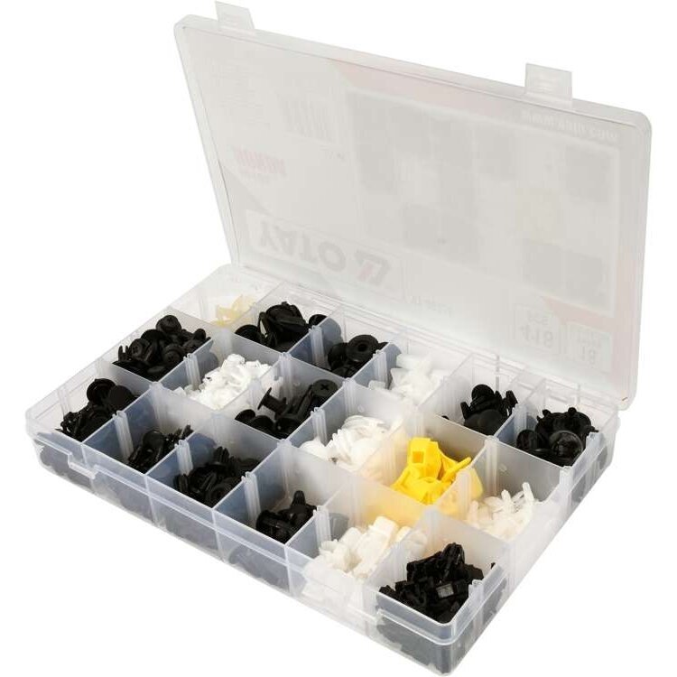 Plastic Push-Type Clip Assortment (418pcs) Honda 1 Plastic Push-Type Clip Assortment (418pcs) Honda 1