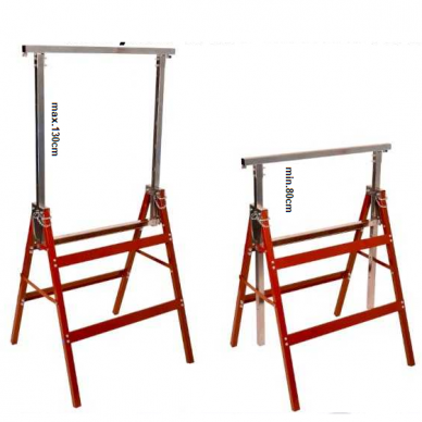 Support stand foldable (adjustable top) 150kg 1