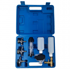 CO2 cylinder head leakage tester with adapters/without liquid