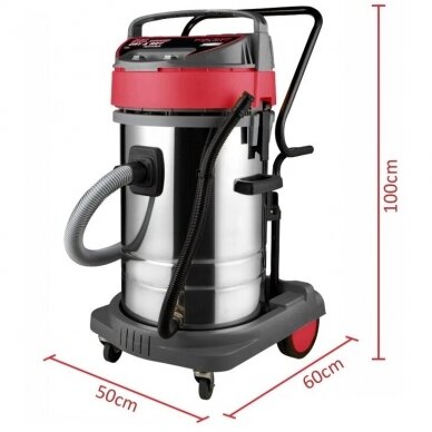 Dry and wet vacuum cleaner 80l 3000W 2