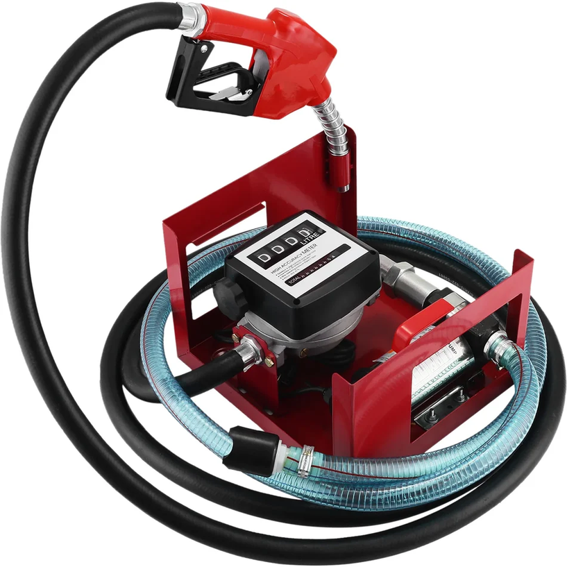 Elektryczna pompa transferowa do diesla 12V (z automatycznym pistoletem) 2