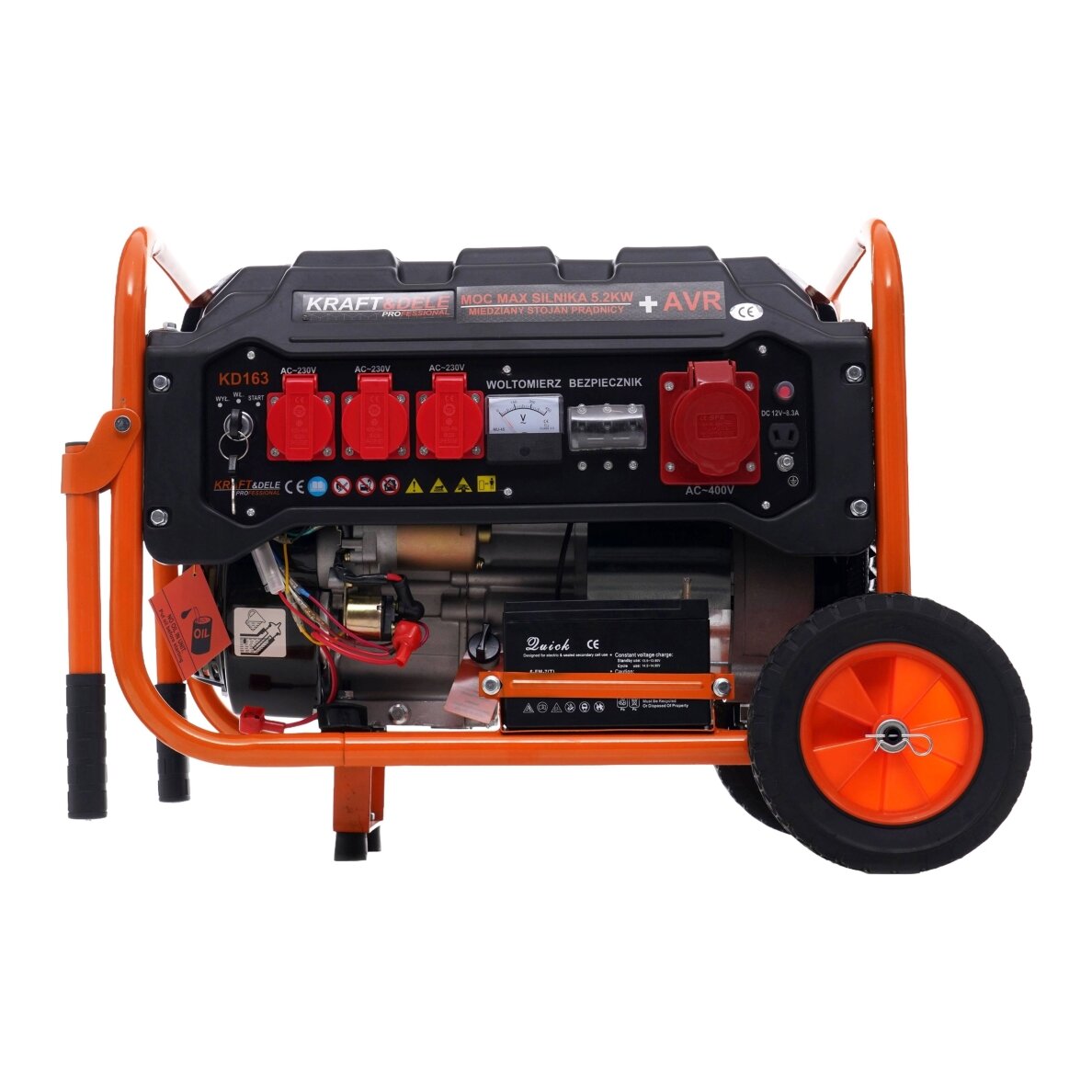 El. srovės generatorius benzininis 3500W 12V/230V/380V 1