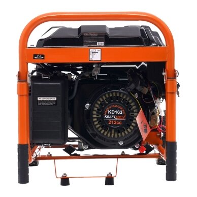 El. srovės generatorius benzininis 3500W 12V/230V/380V 6