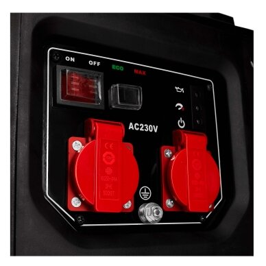 El. srovės generatorius benzininis inverterinis 2500W 230V 10