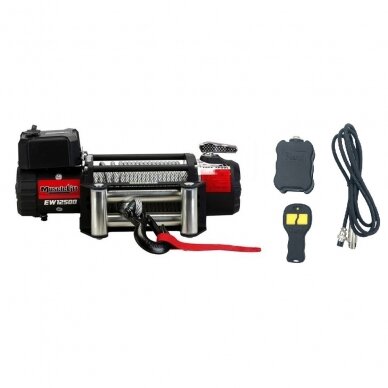 Electric winch (Muscle Lift) 12V 12500Lbs/5665kg, with radio remote control