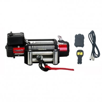 Electric winch (Muscle Lift) 12V 9500LBS/4315kg, with radio remote control