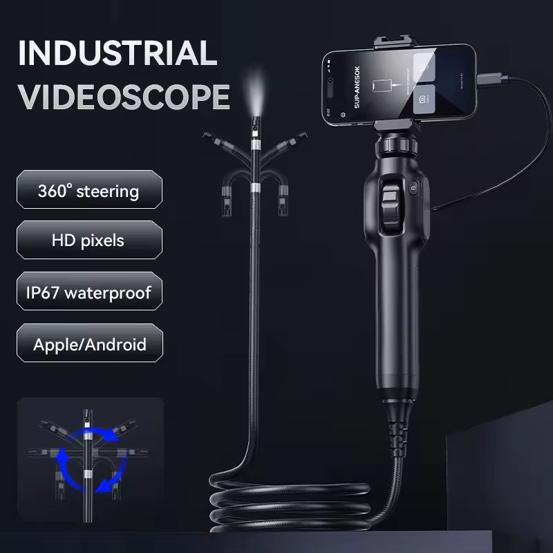 Endoskop do urządzenia inteligentnego z elastyczną sondą  8 mm, 2m 3