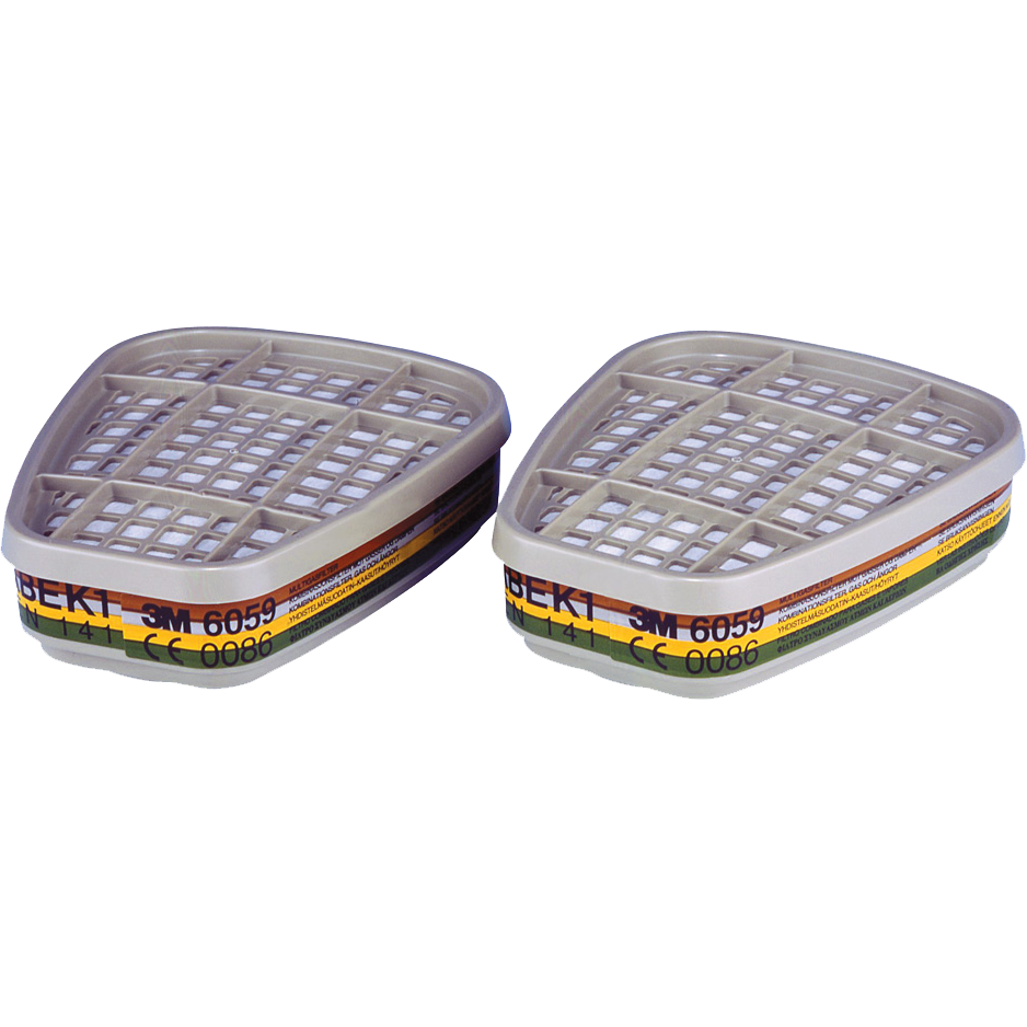 Filtrai puskaukei (2vnt) 3M 6059 ABEK1 Filtrai puskaukei (2vnt) 3M 6059 ABEK1