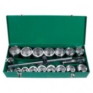 Zestaw nasadek 1" Dr. 6-pkt 22 szt. 36-85mm Zestaw nasadek 1" Dr. 6-pkt 22 szt. 36-85mm