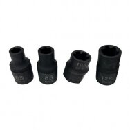 Zestaw nasadek RIBE żeński 1/2'' (6S-12S) 4 szt. Zestaw nasadek RIBE żeński 1/2'' (6S-12S) 4 szt.