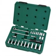 Zestaw nasadek 1/4" Dr. 25 szt. (5/32'-1/2') (S.A.E.)