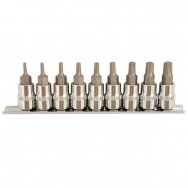 Zestaw bitów nasadowych 3/8" (TORX Plus) 9 szt. Zestaw bitów nasadowych 3/8" (TORX Plus) 9 szt.